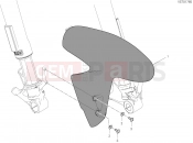 FRONT MUDGUARD [MOD:PANV4] - Ducati Superbike Panigale V4 2018