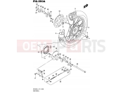 SUZUKI DR200 L7 (2017) (E71) 550A - REAR WHEEL