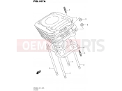 SUZUKI DR200 L7 (2017) (E71) 107A - CYLINDER