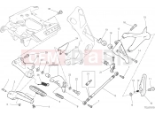 DUCATI 2019 XDiavel S FOOTRESTS, LEFT [MOD:XDIAVELS]