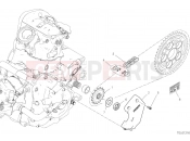 DUCATI 2019 Hypermotard 950 FRONT SPROCKET - CHAIN [MOD:HYM 950]
