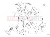 DUCATI 2019 Hypermotard 950 EXHAUST MANIFOLD [MOD:HYM 950]