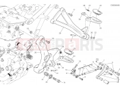 DUCATI 2019 Monster 1200 FOOTRESTS, LEFT [MOD:M 1200]