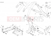 DUCATI 2019 Monster 1200 R FOOTRESTS, LEFT [MOD:M 1200R]