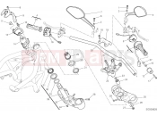 DUCATI Monster 1200 S HANDLEBAR AND CONTROLS [MOD:M 1200S]