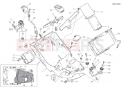 DUCATI 2019 Multistrada 1260 Pikes Peak BATTERY HOLDER [MOD:MS1260PP]