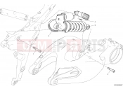 DUCATI 2019 Multistrada 1260 Pikes Peak REAR SHOCK ABSORBER [MOD:MS1260PP]