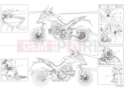 DUCATI 2019 Multistrada 1260 LABEL, WARNING [MOD:MS1260;XST:JAP]