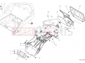 DUCATI 2019 Multistrada 1260 Enduro PLATE HOLDER [MOD:MS1260E;XST:JAP]
