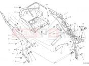 DUCATI 2019 Multistrada 950 S REAR FRAME COMP. [MOD:MS950S]