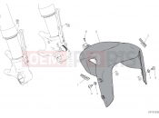 DUCATI 2020 Diavel S FRONT MUDGUARD [MOD:DVL1260S]