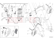 DUCATI 2020 XDiavel S FRONT BRAKE SYSTEM [MOD:XDIAVELS]