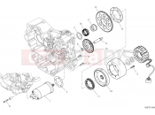 DUCATI 2020 Hypermotard 950 SP ELECTRIC STARTING AND IGNITION [MOD:HYM950SP]