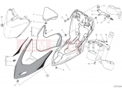 DUCATI 2020 Hypermotard 950 SP COWLING [MOD:HYM950SP]
