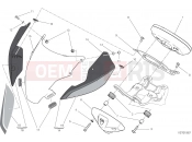 DUCATI 2020 Monster 821 Stealth INSTRUMENT PANEL - COWLING [MOD:M821STEA]