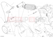 DUCATI 2020 Monster 1200 S SOSPENSIONE POSTERIORE [MOD:M 1200S]