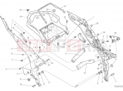 DUCATI 2020 Multistrada 1260 Enduro REAR FRAME COMP. [MOD:MS1260E]