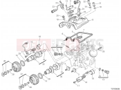 DUCATI 2020 Multistrada 1260 S VERTICAL CYLINDER HEAD - TIMING [MOD:MS1260S]