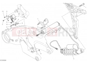 DUCATI 2020 Multistrada 1260 S REAR SHOCK ABSORBER [MOD:MS1260S]