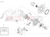 DUCATI 2020 Multistrada 1260 S HUB, REAR WHEEL [MOD:MS1260S]