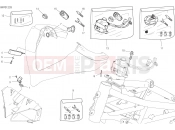 DUCATI Multistrada 1260 S D Air FRONT WIRING HARNESS [MOD:MS1260SA]