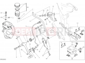 DUCATI 2020 Multistrada 950  REAR BRAKING SYSTEM [MOD:MS950]