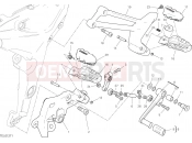 DUCATI 2020 Multistrada 950  FOOTRESTS, LEFT [MOD:MS950]