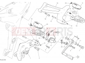 DUCATI 2020 Multistrada 950 S FOOTRESTS, LEFT [MOD:MS950S]