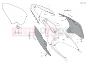 SEAT BIPOSTO [MOD:PANV4] - Ducati Superbike Panigale V4 2020