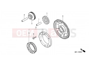 HONDA FJS600D3 ED SILVER WING 2003 E-8 STARTING CLUTCH