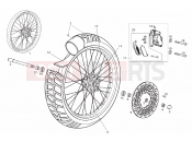 Front wheel - Derbi Terra 125 2013