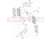 HUSQVARNA 2020 Offroad FE 501 (F2475T5) [US] COOLING SYSTEM|Engine|35