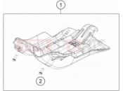 HUSQVARNA 2020 Offroad TE 300i (F2475T7) [US] ENGINE GUARD|Frame|03