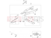 HUSQVARNA 2020 Offroad TE 300i (F2475T7) [US] SWING ARM|Frame|04