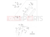 HUSQVARNA 2020 Offroad TE 300i (F2403T7) [EU] EXHAUST SYSTEM|Frame|05