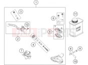 HUSQVARNA 2021 Offroad TC 65 (F2001U6) [EU] FRONT BRAKE CONTROL|Frame|13