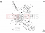 DUCATI 2005 Supersport 800 SS HORIZONTAL CYLINDER HEAD » VALVE DRIVE
