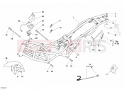 DUCATI 2005 Monster S2R 800 DARK FRAME » FRAME