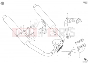 DUCATI 2005 Sporttouring ST4 S ABS EXHAUST SYSTEM » EXHAUST SYSTEM