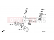 HONDA FJS400D7 ED SILVER WING 400 2007 F-7 STEERING STEM