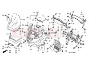 HONDA FJS400D7 ED SILVER WING 400 2007 F-9 FRONT COVER