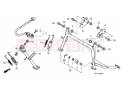 HONDA FJS400D7 ED SILVER WING 400 2007 F-25 STAND