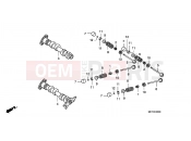 HONDA FJS400D7 ED SILVER WING 400 2007 E-3 CAMSHAFT/VALVE