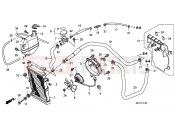 HONDA FJS400D7 ED SILVER WING 400 2007 F-31 RADIATOR