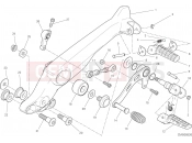 DUCATI 2021 Scrambler ICON FOOTRESTS, LEFT