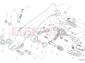 DUCATI Scrambler 1100 Pro FOOTRESTS, LEFT [MOD:SCR11PRO]