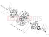 DUCATI 2021 Scrambler 1100 Sport Pro FRONT WHEEL [MOD:SCR11SPR]