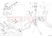 DUCATI 2021 Scrambler Desert Sled REAR BRAKE SYSTEM [MOD:SCR800DS]