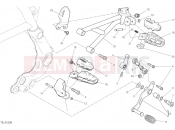 DUCATI 2021 Scrambler Desert Sled Fasthouse FOOTRESTS, LEFT [MOD:SCR800FH]