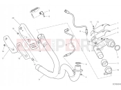 DUCATI 2020 Scrambler 1100 Sport Pro EXHAUSRT PIPE ASSY [MOD:SCR11SPR]